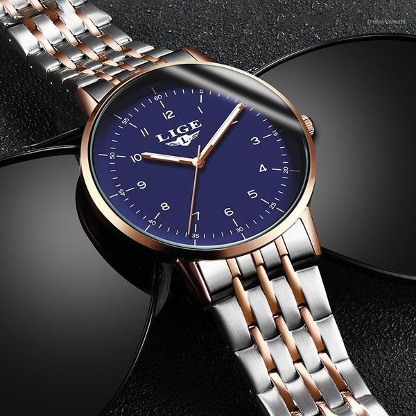 wristwatches lige fashion mens watches quartz watch men stainless steel waterproof ultra-thin wristwatch for sport clock, Slivery;brown
wristwatches lige fashion mens watches quartz watch men stainless steel waterproof ultra-thin wristwatch for sport clock, Slivery;brown