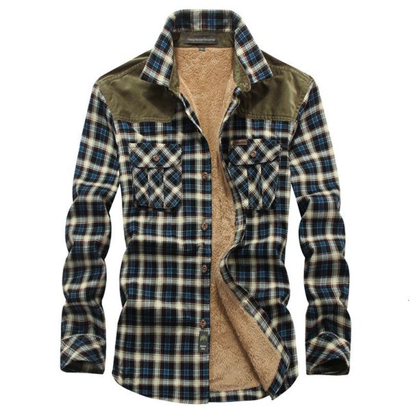 men's jackets brand shirt winter thick warm wool plaid cotton casual long sleeve shirts chemise ropa de hombre outwear clothes v0v, Black;brown
men's jackets brand shirt winter thick warm wool plaid cotton casual long sleeve shirts chemise ropa de hombre outwear clothes v0v, Black;brown