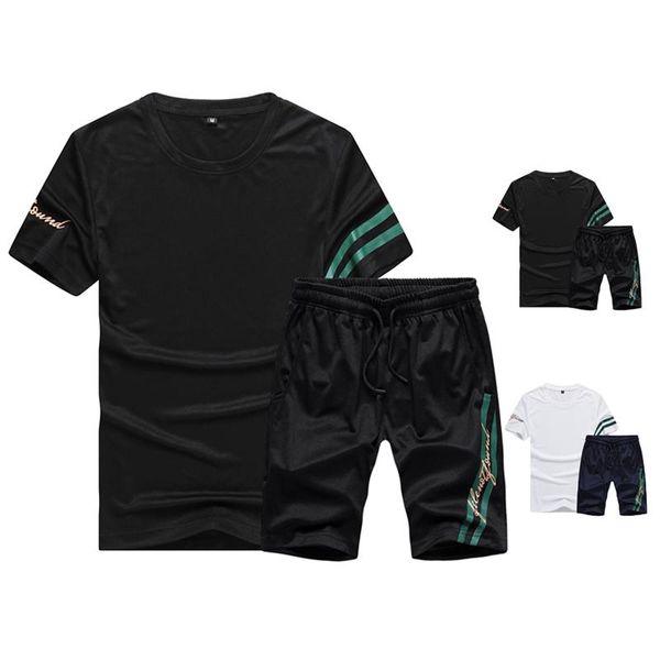 men's tracksuits summer sweat suit men outfit two piece tracksuit casual gyms workout fitness sets 2pcs t shirts+shorts ropa de hombre, Gray
men's tracksuits summer sweat suit men outfit two piece tracksuit casual gyms workout fitness sets 2pcs t shirts+shorts ropa de hombre, Gray