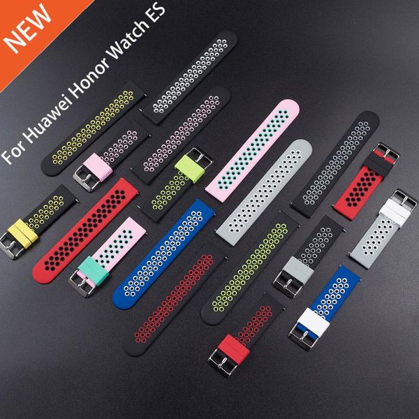 watch bands for huawei honor es silicone sport replacement breathable band strap magic 2 42mm watchbands, Black;brown
watch bands for huawei honor es silicone sport replacement breathable band strap magic 2 42mm watchbands, Black;brown