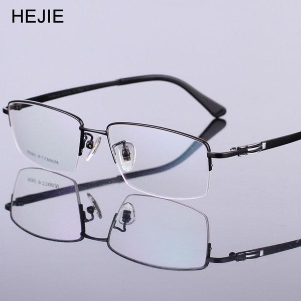 grade men pure titanium eyeglasses frames brand half frame myopia optical glasses for male size 56-17-140mm y1027 fashion sunglasses, Black
grade men pure titanium eyeglasses frames brand half frame myopia optical glasses for male size 56-17-140mm y1027 fashion sunglasses, Black