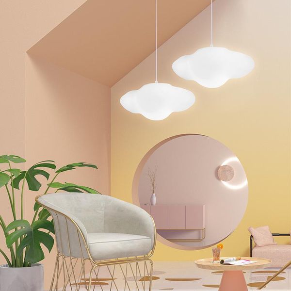 pendant lamps white plastic floating cloud chandelier for children's room decoration led 16 color remote control dimming hanging lamp
pendant lamps white plastic floating cloud chandelier for children's room decoration led 16 color remote control dimming hanging lamp