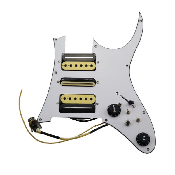 customize prewired hsh pickguard alnico humbucker zebra pickup 7 way switch 3 single cut switch 20 multifunction welding harness
customize prewired hsh pickguard alnico humbucker zebra pickup 7 way switch 3 single cut switch 20 multifunction welding harness