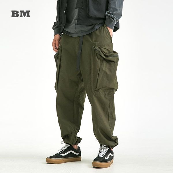 men's pants american hip hop big pocket harem japanese streetwear harajuku cargo fashion casual joggers trousers, Black
men's pants american hip hop big pocket harem japanese streetwear harajuku cargo fashion casual joggers trousers, Black