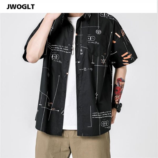 men's casual shirts summer fashion streetwear mens geometric printed korean button down short sleeve black white shirt 4xl 5xl, White;black
men's casual shirts summer fashion streetwear mens geometric printed korean button down short sleeve black white shirt 4xl 5xl, White;black