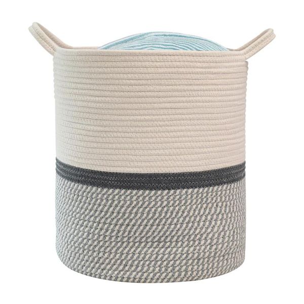 storage baskets household desklarge capacity woven cotton rope basket blanket laundry toy organizer sundries snack cosmetics box
storage baskets household desklarge capacity woven cotton rope basket blanket laundry toy organizer sundries snack cosmetics box