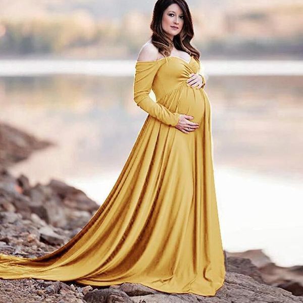 maternity dresses v-neck long tail for po shoot pography props maxi pregnant women pregnancy dress, White
maternity dresses v-neck long tail for po shoot pography props maxi pregnant women pregnancy dress, White
