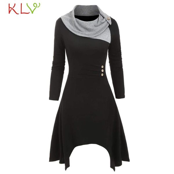 casual dresses knitted dress women scarf neck long sleeve buttons midi party night vestidos ropa mujer ladies clothes 19nv, Black;gray
casual dresses knitted dress women scarf neck long sleeve buttons midi party night vestidos ropa mujer ladies clothes 19nv, Black;gray