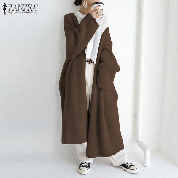 women's jackets faux fur plush fluffy coats zanzea women full sleeve winter autumn open front cardigan casual solid long outwear warm, Black;brown
women's jackets faux fur plush fluffy coats zanzea women full sleeve winter autumn open front cardigan casual solid long outwear warm, Black;brown