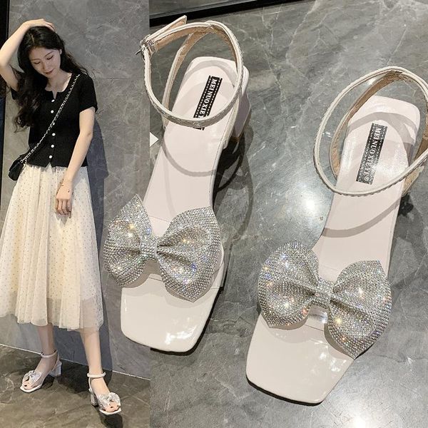 sandals women 2021 style summer fashion rhinestone ladies word with bow knot low-heeled thick-heeled roman shoes, Black
sandals women 2021 style summer fashion rhinestone ladies word with bow knot low-heeled thick-heeled roman shoes, Black