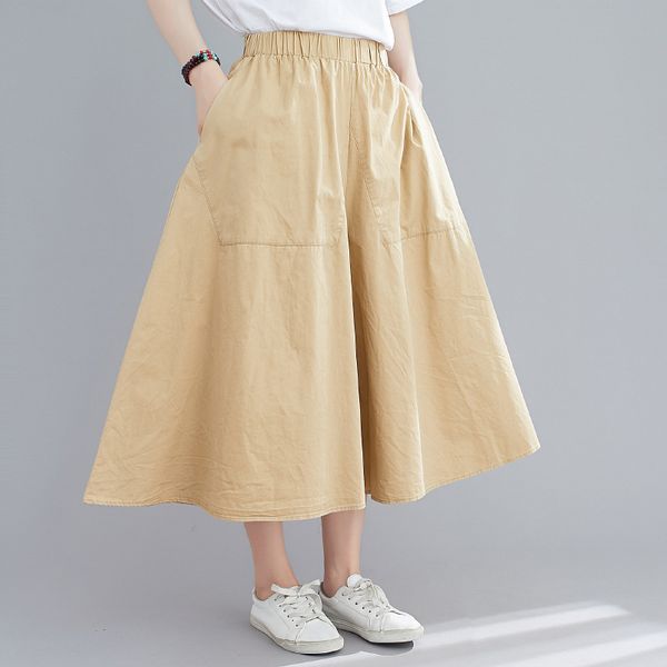 johnature loose leisure solid color patchwork pockets elastic waist wide leg pants summer korean all-match women pants 210521, Black;white
johnature loose leisure solid color patchwork pockets elastic waist wide leg pants summer korean all-match women pants 210521, Black;white
