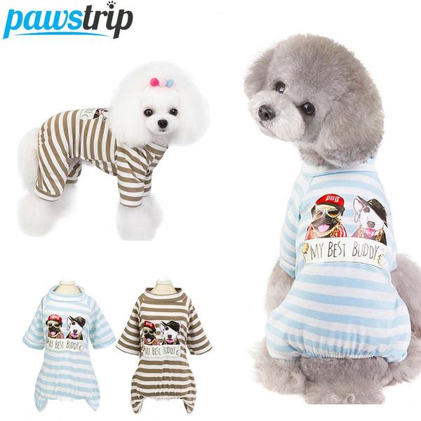 dog apparel pawstrip pet jumpsuit clothing puppy coat small clothes summer apperal striped cust pajamas for dogs
dog apparel pawstrip pet jumpsuit clothing puppy coat small clothes summer apperal striped cust pajamas for dogs