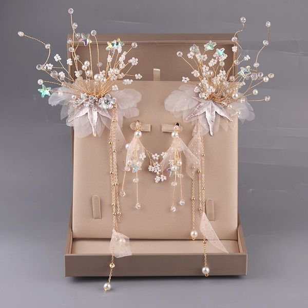headpieces super flower fairy korean yun yarn tassels to clamp the bride wedding dress pos tire beautiful modelling jewelr, Silver
headpieces super flower fairy korean yun yarn tassels to clamp the bride wedding dress pos tire beautiful modelling jewelr, Silver