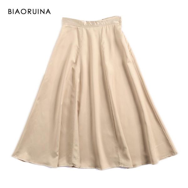 skirts biaoruina women's solid color satin high waist fashion a-line mid-calf skirt office lady elegant side zipper casual, Black
skirts biaoruina women's solid color satin high waist fashion a-line mid-calf skirt office lady elegant side zipper casual, Black