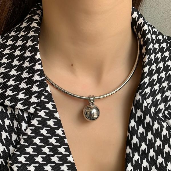 chokers stainless steel silver ball pendant necklace women accessories fashion jewelry jewellery choker chain colorfast, Golden;silver
chokers stainless steel silver ball pendant necklace women accessories fashion jewelry jewellery choker chain colorfast, Golden;silver