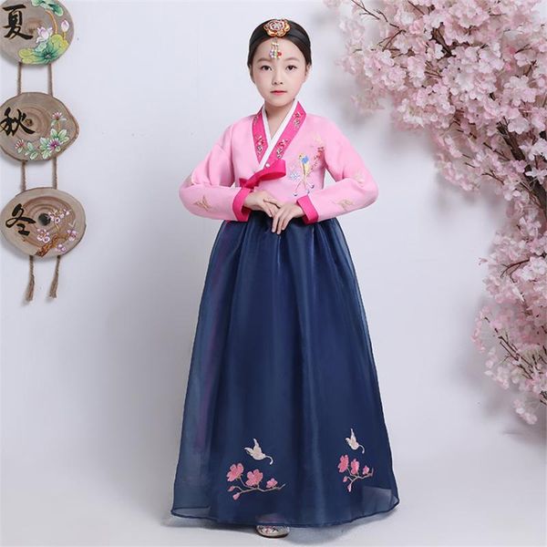traditional korean clothing girls hanbok embroidery long sleeve ancient dance costume stage performance retro court dress ethnic, Red
traditional korean clothing girls hanbok embroidery long sleeve ancient dance costume stage performance retro court dress ethnic, Red