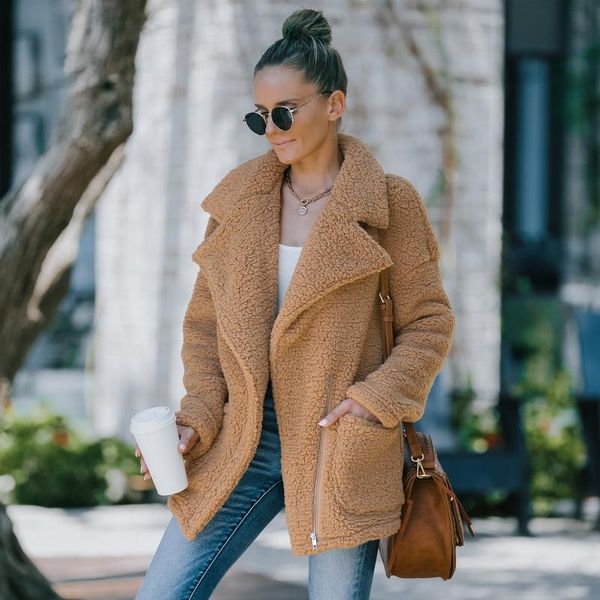 women's wool & blends 2021winter outer coat jacket women brown fashion womens winter coats short warm leisure highstreet sale, Black
women's wool & blends 2021winter outer coat jacket women brown fashion womens winter coats short warm leisure highstreet sale, Black