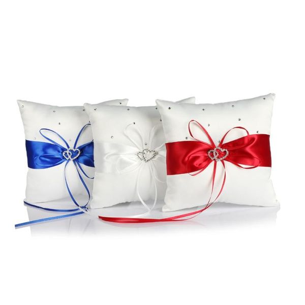 20x20cm wedding ring pillow ribbon bow knot rhinestones double heart satin cushion decoration party supplies cushion/decorative
20x20cm wedding ring pillow ribbon bow knot rhinestones double heart satin cushion decoration party supplies cushion/decorative