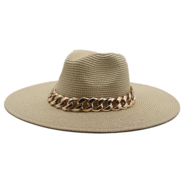 wide brim hats women straw sun protection chain band big 11cm summer solid khaki black white men caps panama, Blue;gray
wide brim hats women straw sun protection chain band big 11cm summer solid khaki black white men caps panama, Blue;gray