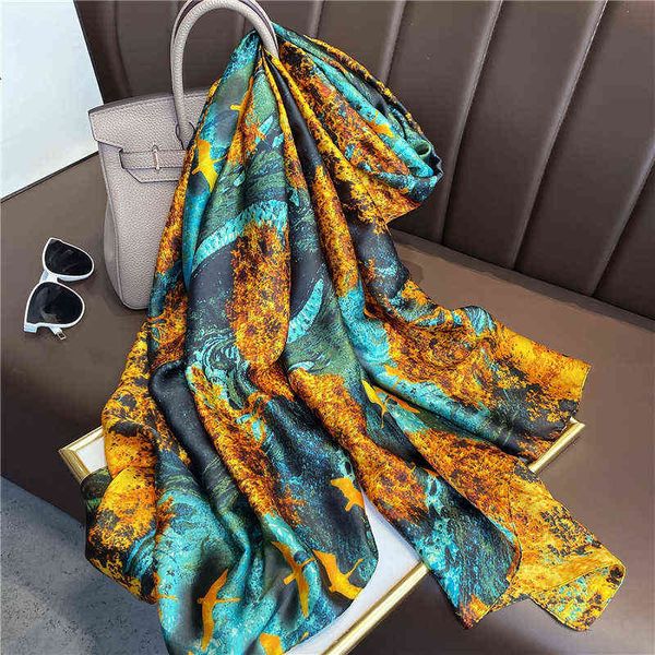 scarves tiktok, the same all match, silk, fashion mom, thin scarf, summer sun shawl, scarf and scarf., Blue;gray
scarves tiktok, the same all match, silk, fashion mom, thin scarf, summer sun shawl, scarf and scarf., Blue;gray