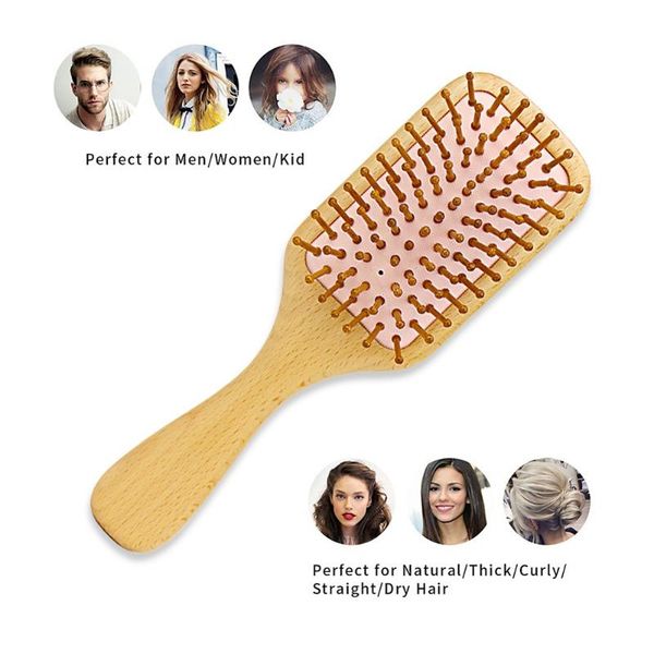 hair brushes 1pc loss wood comb massage brush hairbrush scalp care tools easy to use, Silver
hair brushes 1pc loss wood comb massage brush hairbrush scalp care tools easy to use, Silver