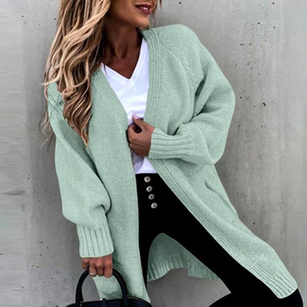 women's knits & tees autumn winter women loose knitted coat elegant v neck solid jumper female casual long sleeve warm fashion sweater, White
women's knits & tees autumn winter women loose knitted coat elegant v neck solid jumper female casual long sleeve warm fashion sweater, White