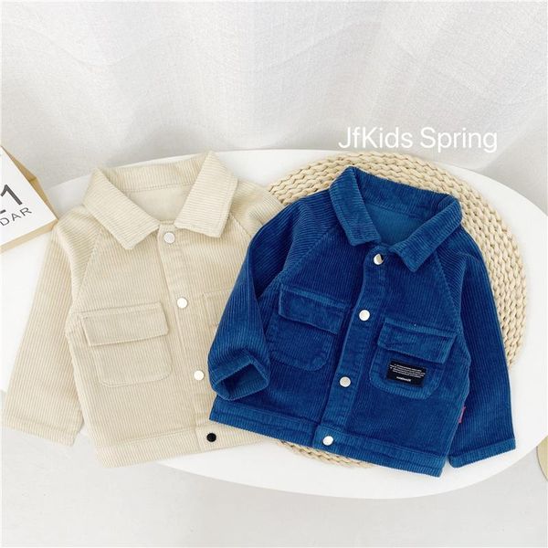jackets boy girl corduroy kids cotton coat children outerwear clothing spring autumn turn down collar sport clothes 2-7t, Blue;gray
jackets boy girl corduroy kids cotton coat children outerwear clothing spring autumn turn down collar sport clothes 2-7t, Blue;gray
