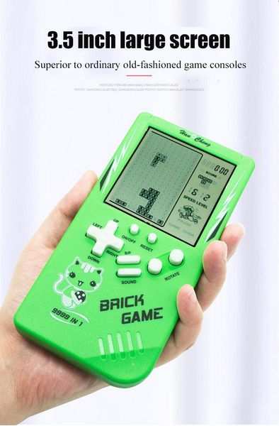 portable nostalgic classic tetris childhood game electronic toy machine riddle children's educational toys players
portable nostalgic classic tetris childhood game electronic toy machine riddle children's educational toys players