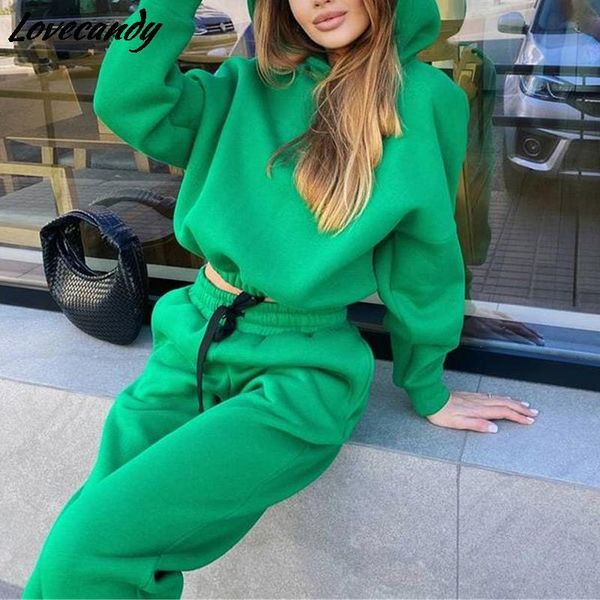 women's two piece pants 2021 spring autumn women solid fleece tracksuits hoodie set female casual elastic waist sweatshirts sport suit, White
women's two piece pants 2021 spring autumn women solid fleece tracksuits hoodie set female casual elastic waist sweatshirts sport suit, White