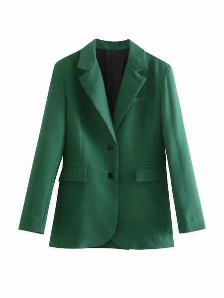 women's suits & blazers women solid green blazer coat vintage notched collar pocket 2021 fashion female casual chic, White;black
women's suits & blazers women solid green blazer coat vintage notched collar pocket 2021 fashion female casual chic, White;black