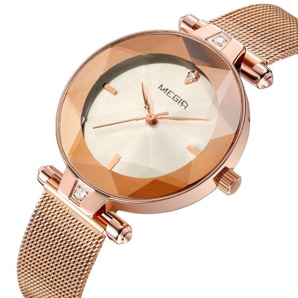 wristwatches fashion megir women blue stainless steel mesh band elegant lady watch bracelet clock zegarek damsk, Slivery;brown
wristwatches fashion megir women blue stainless steel mesh band elegant lady watch bracelet clock zegarek damsk, Slivery;brown