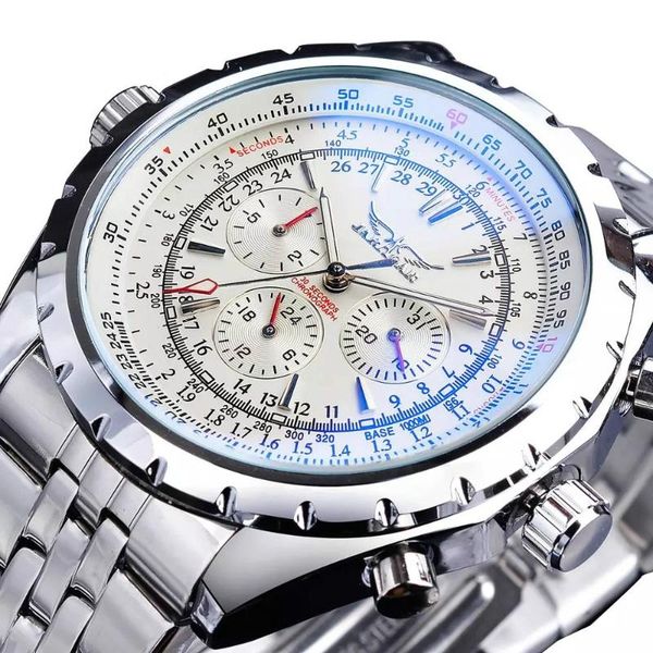 large dial multifunction mechanical watches for men automatic self winding mens watch casual business luxury wristwatch wristwatches, Slivery;brown
large dial multifunction mechanical watches for men automatic self winding mens watch casual business luxury wristwatch wristwatches, Slivery;brown