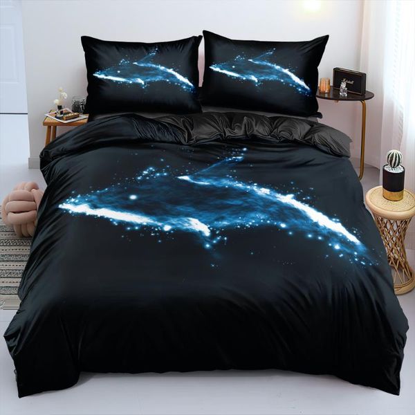 bedding sets 3d dophin bedclothes custom bed linens black comforter covers set pillowcases twin king double single size
bedding sets 3d dophin bedclothes custom bed linens black comforter covers set pillowcases twin king double single size