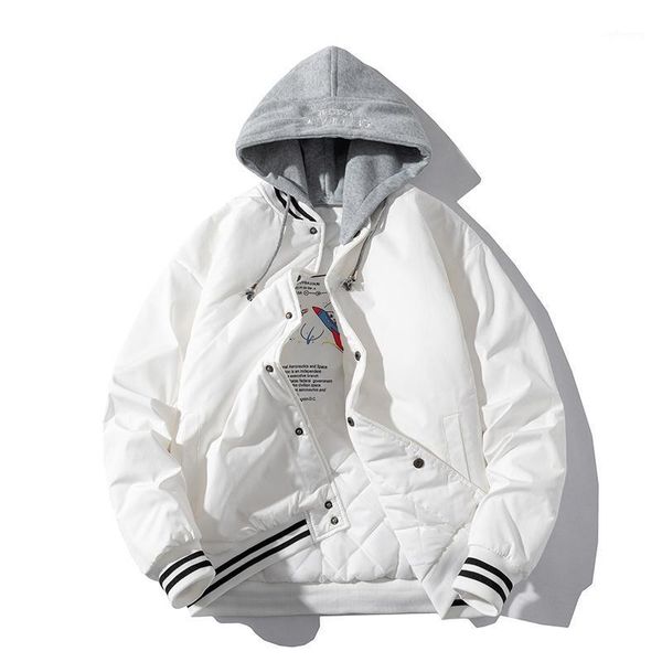 men's jackets winter varsity jacket men women solid color baseball hooded casual coat windbreaker couple clothes high street youth pink, Black;brown
men's jackets winter varsity jacket men women solid color baseball hooded casual coat windbreaker couple clothes high street youth pink, Black;brown