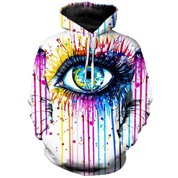 Graffiti Eye Pattern Men's 3D Printed Hoodie Visual Impact Party Top Punk Gothic Round Neck High Quality Sweatshirt Hoodie, Black
Graffiti Eye Pattern Men's 3D Printed Hoodie Visual Impact Party Top Punk Gothic Round Neck High Quality Sweatshirt Hoodie, Black