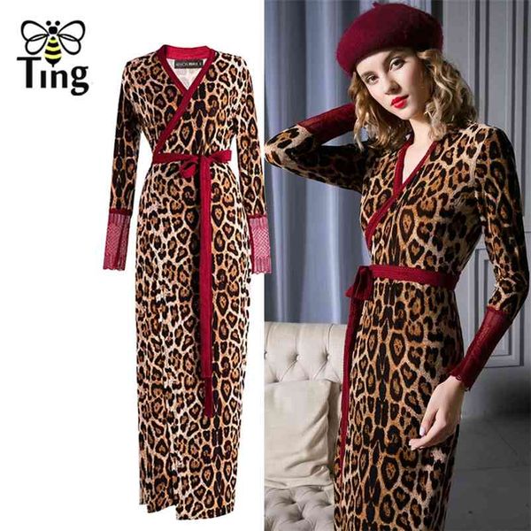 retro leopard v neck dress high split lace patchwork women maxi autumn long party night ladies es plus 210513, Black;gray
retro leopard v neck dress high split lace patchwork women maxi autumn long party night ladies es plus 210513, Black;gray