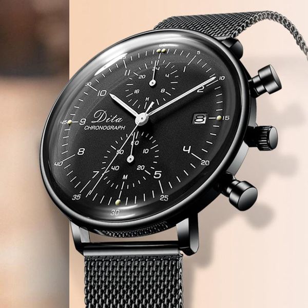 wristwatches ditawatch quartz watch men waterproof sports watches mens stainless steel clocks relogio masculino, Slivery;brown
wristwatches ditawatch quartz watch men waterproof sports watches mens stainless steel clocks relogio masculino, Slivery;brown