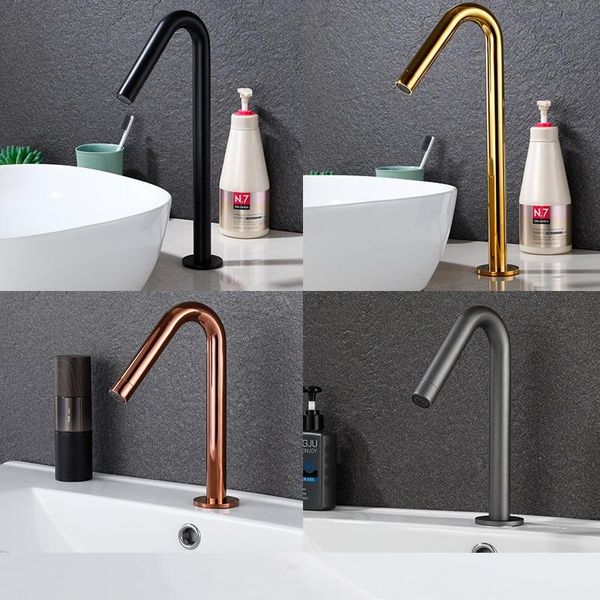 bathroom sink faucets mttuzk matte black brass deck mounted automatic sensor faucet wash basin touchless infrared waterfall tap
bathroom sink faucets mttuzk matte black brass deck mounted automatic sensor faucet wash basin touchless infrared waterfall tap