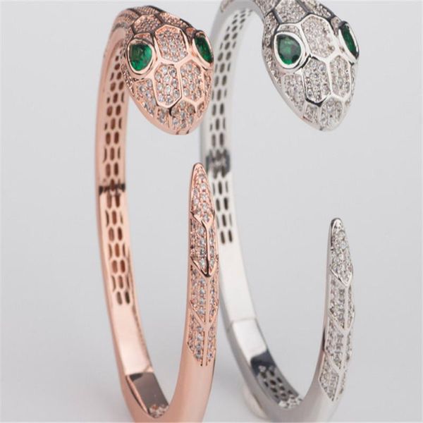exquisite gold silver inlay rhinestone snake bangle for women party bracelet green gem stone jewelry accessories, Black
exquisite gold silver inlay rhinestone snake bangle for women party bracelet green gem stone jewelry accessories, Black