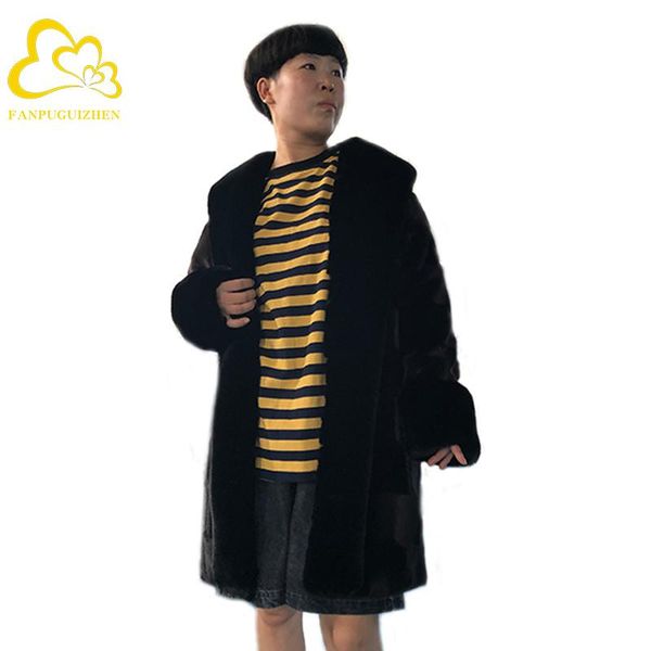 women's fur & faux winter women coat luxury short overcoat thick warm female plush coats, Black
women's fur & faux winter women coat luxury short overcoat thick warm female plush coats, Black