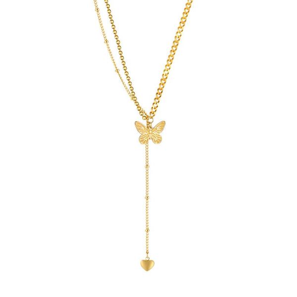 pendant necklaces butterfly lariat necklace for women in stainless steel statement jewelry, Silver
pendant necklaces butterfly lariat necklace for women in stainless steel statement jewelry, Silver