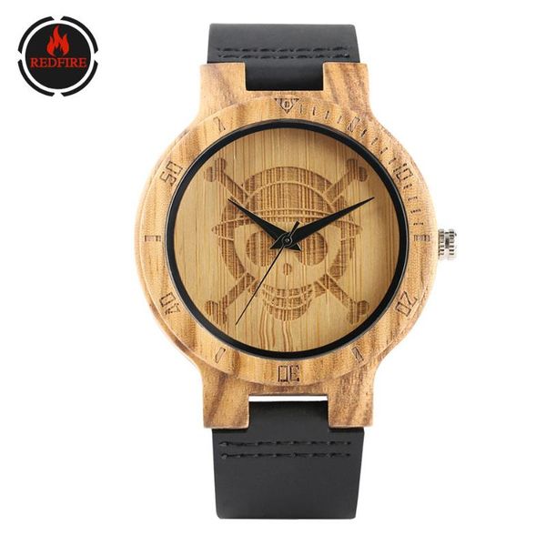 wristwatches redfire anime pirate engraving wood men watch casual fashion genuine leather men's wristwatch quartz timepiece pin buckle, Slivery;brown
wristwatches redfire anime pirate engraving wood men watch casual fashion genuine leather men's wristwatch quartz timepiece pin buckle, Slivery;brown