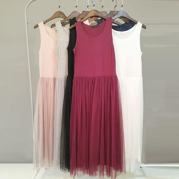 spaghetti strap patchwork mesh dress spring summer fashion women gauze lace tank basic sundress party vestidos casual dresses, Black;gray
spaghetti strap patchwork mesh dress spring summer fashion women gauze lace tank basic sundress party vestidos casual dresses, Black;gray