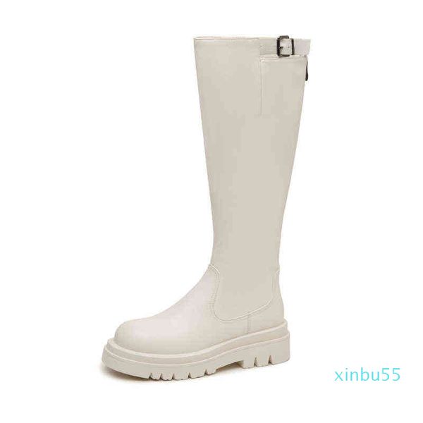 winter knee high motorcycle fashion female platform shoes ladies black brown white round toe buckle
winter knee high motorcycle fashion female platform shoes ladies black brown white round toe buckle