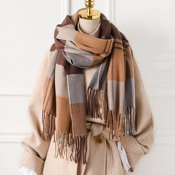 scarves 2021 winter warm cashmere plaid scarf for women soft female shawls muslim head wraps neck warmer echarpe femme bufanda, Blue;gray
scarves 2021 winter warm cashmere plaid scarf for women soft female shawls muslim head wraps neck warmer echarpe femme bufanda, Blue;gray