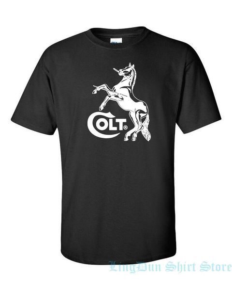 men's t-shirts colt horse white logo t-shirt 2nd amendment pro gun brand tee pistol rifle men women t shirt 100% cotton tees, White;black
men's t-shirts colt horse white logo t-shirt 2nd amendment pro gun brand tee pistol rifle men women t shirt 100% cotton tees, White;black