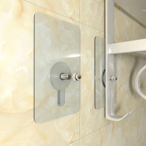 6pcs white strong adhesive seamless patch waterproof wall hanging durable transparent kitchen bathroom screw hook hanger hooks & rails
6pcs white strong adhesive seamless patch waterproof wall hanging durable transparent kitchen bathroom screw hook hanger hooks & rails