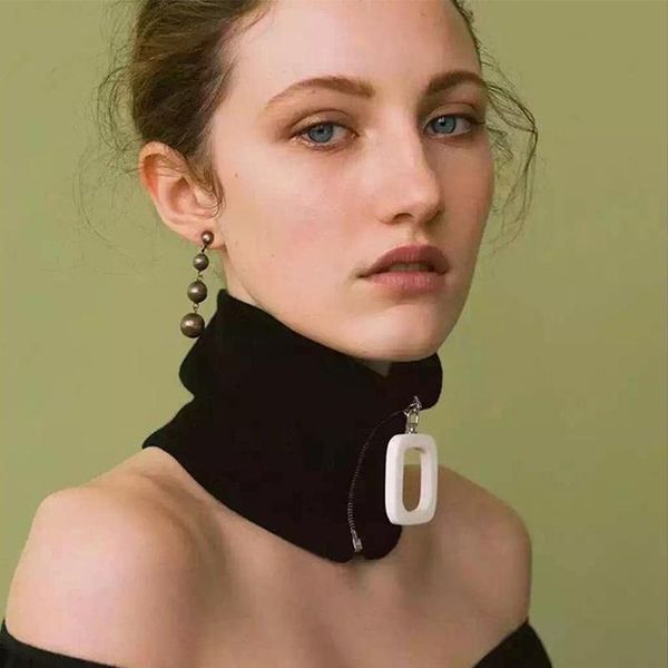 scarves fashionable fake collar bib pullover men and women cervical vertebra zipper woolen thick warm knitted scarf, Blue;gray
scarves fashionable fake collar bib pullover men and women cervical vertebra zipper woolen thick warm knitted scarf, Blue;gray