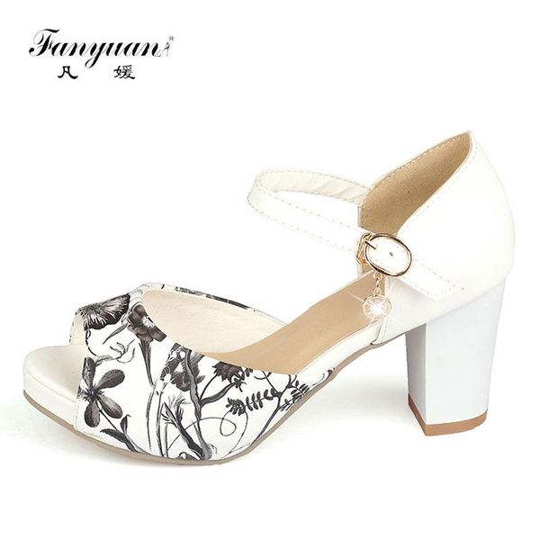 fanyuan 2021 women' summer shoes cover heel platform sandals elegant printed rhinestone buckle high women peep toe dress, Black
fanyuan 2021 women' summer shoes cover heel platform sandals elegant printed rhinestone buckle high women peep toe dress, Black