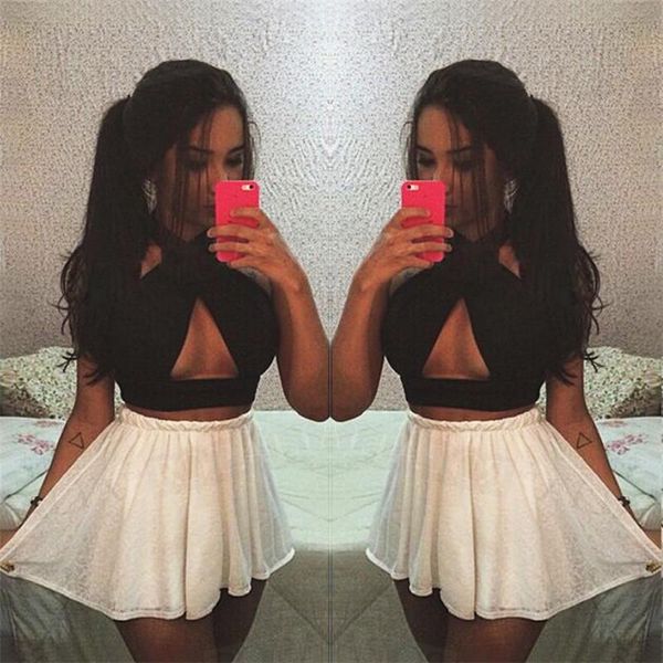women's tanks & camis women backless vest summer sleeveless cross bandage shirt tank bra short halterneck clothing s-xl, White
women's tanks & camis women backless vest summer sleeveless cross bandage shirt tank bra short halterneck clothing s-xl, White